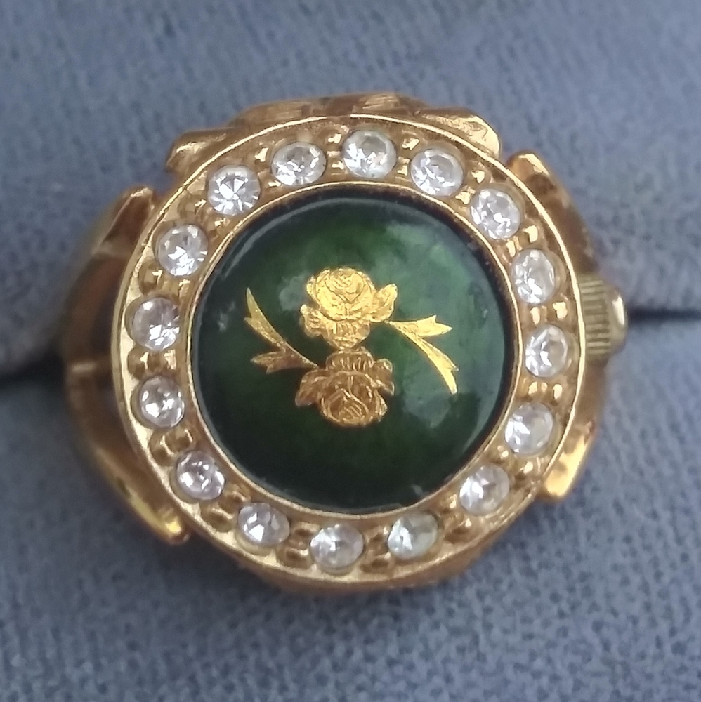 Vintage "BUCHERER" Swiss Peek-a-Boo Ring/Watch